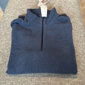 Decathlon Quechua Women's Blue Mouse Grey MH 100 Polar Fleece 1/2 Zip Sh…